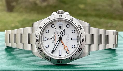 white rolex explorer ii|rolex explorer 2 polar dial.